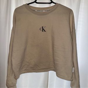 Calvin Klein Cream Crew Neck